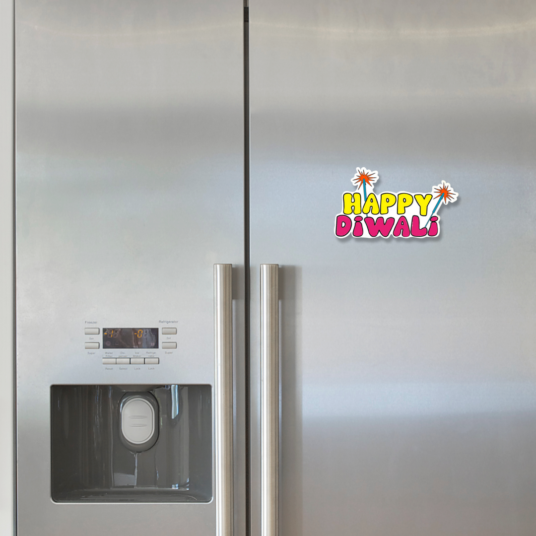 Happy Diwali Fridge Magnet Coloring Kit