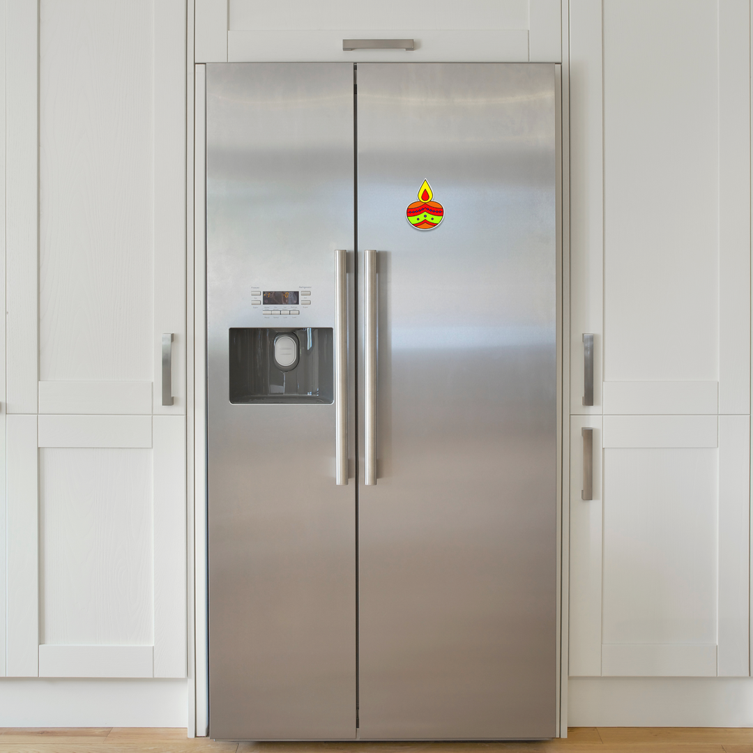 Diwali Diya Fridge Magnet Coloring Kit