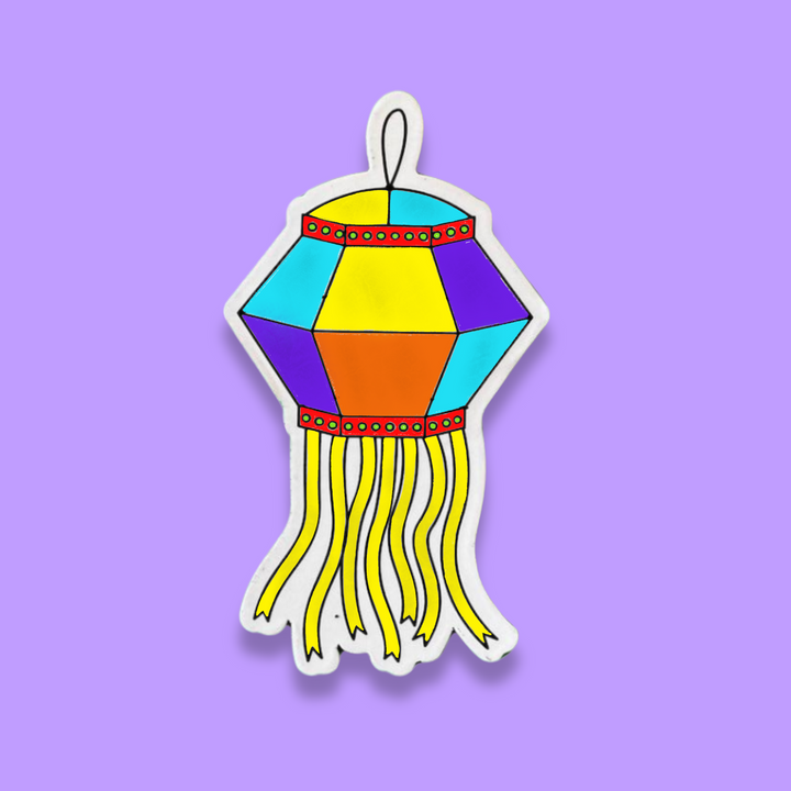 Diwali Lantern Fridge Magnet Coloring Kit