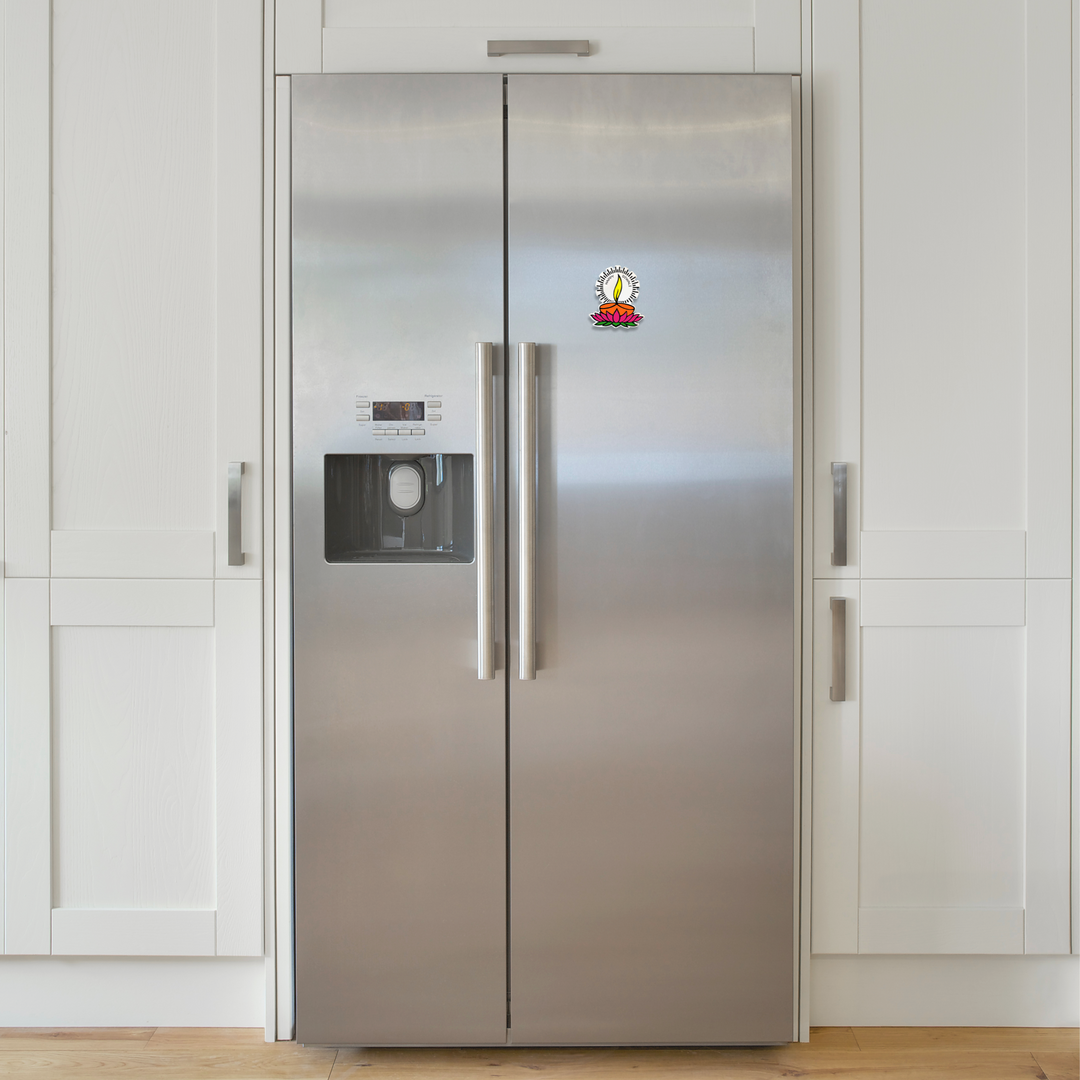 Lotus Diwali Diya Fridge Magnet Coloring Kit