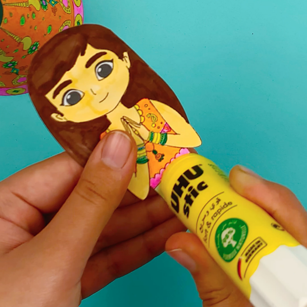 Namaste Indian Doll | Printable Kids Activity