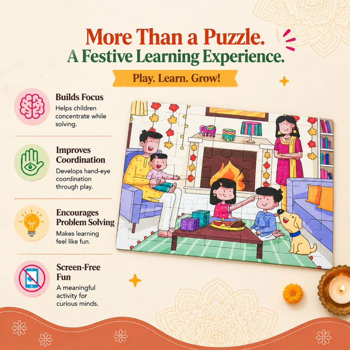 5 Days of Diwali Kid Jigsaw Puzzle