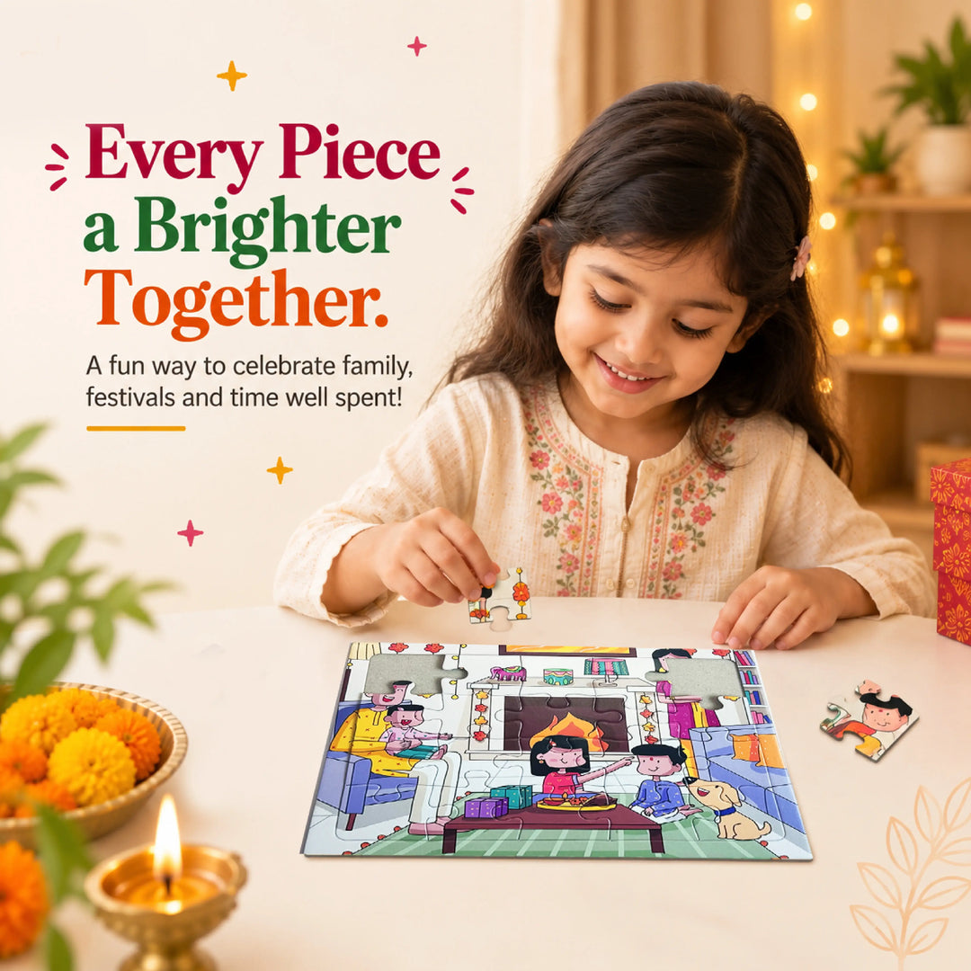 5 Days of Diwali Kid Jigsaw Puzzle