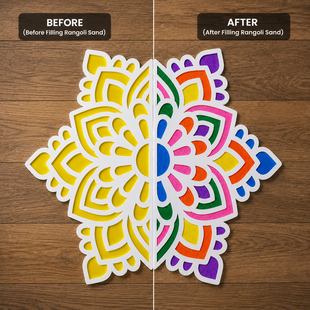 Large Rangoli Mat (Set of 2)