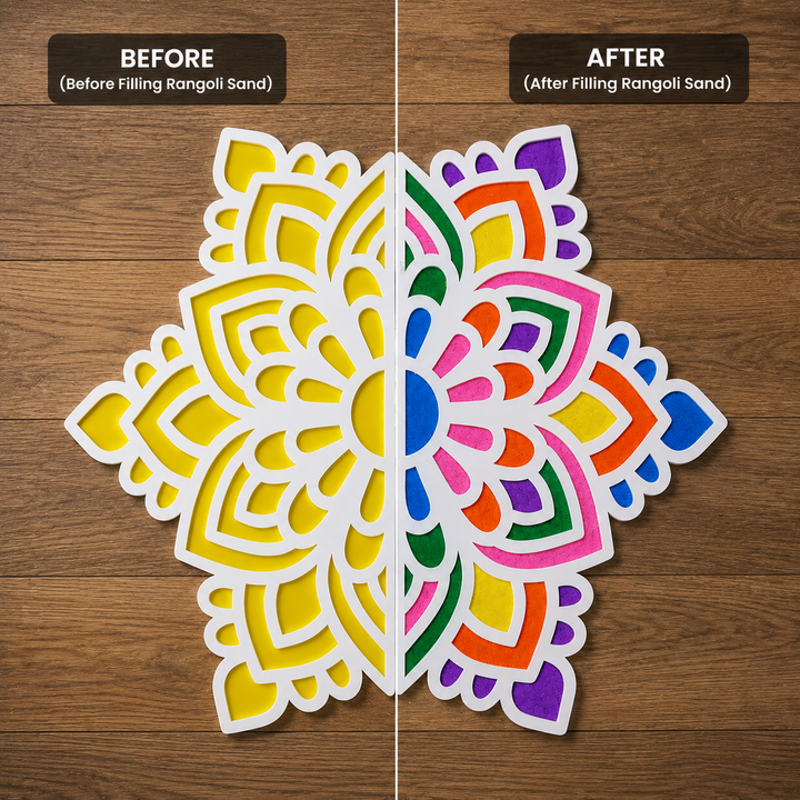 Large Rangoli Mat (Set of 2)
