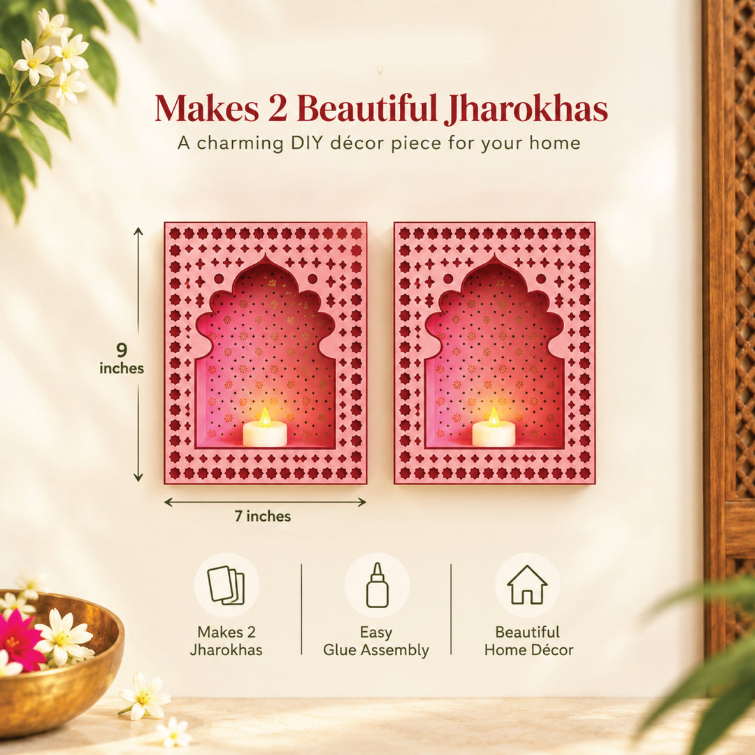 DIY Paper Jharokha Kit | Indian Diwali Home Décor Craft.