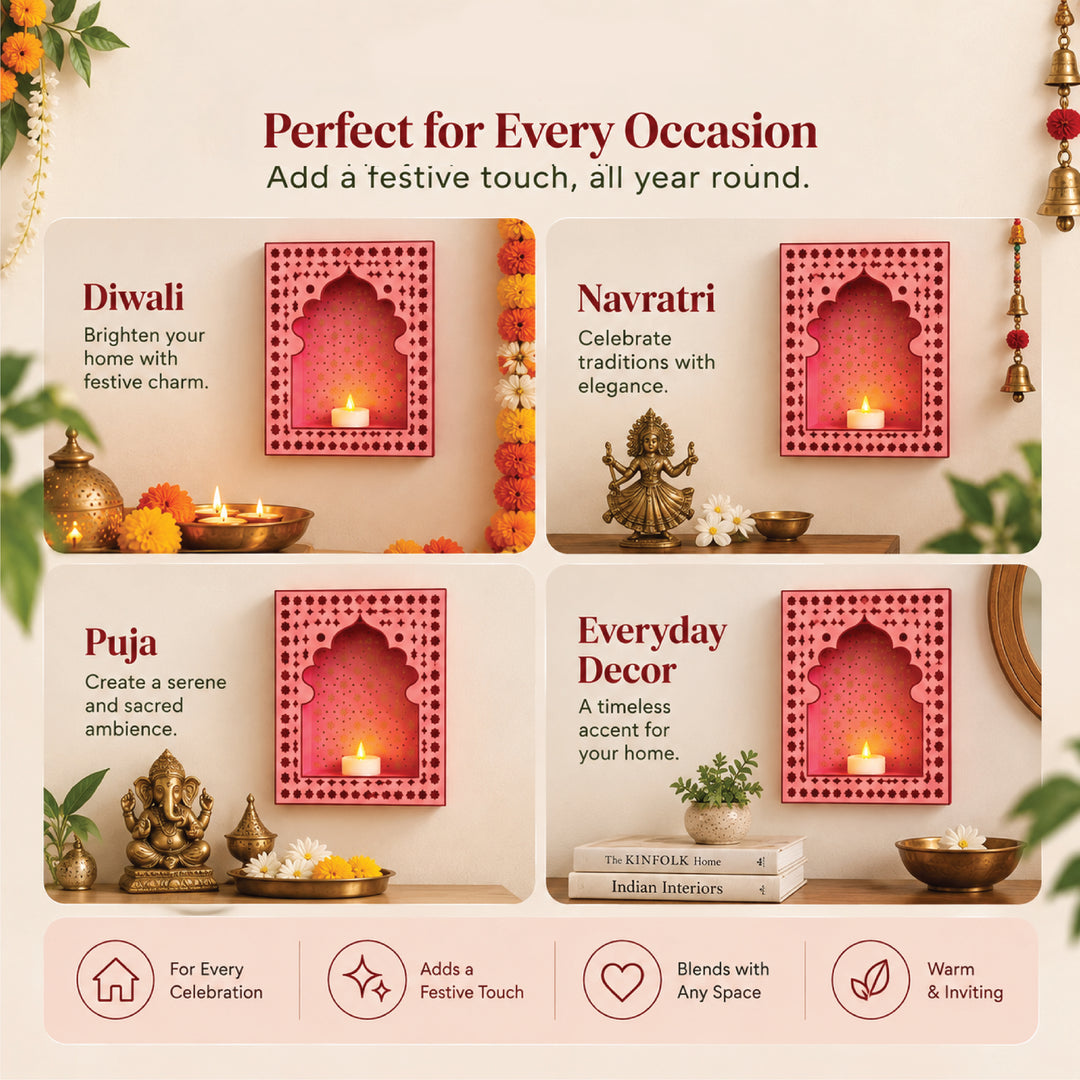 DIY Paper Jharokha Kit | Indian Diwali Home Décor Craft.