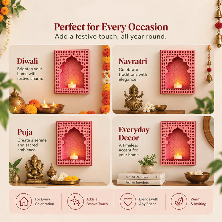 DIY Paper Jharokha Kit | Indian Diwali Home Décor Craft.