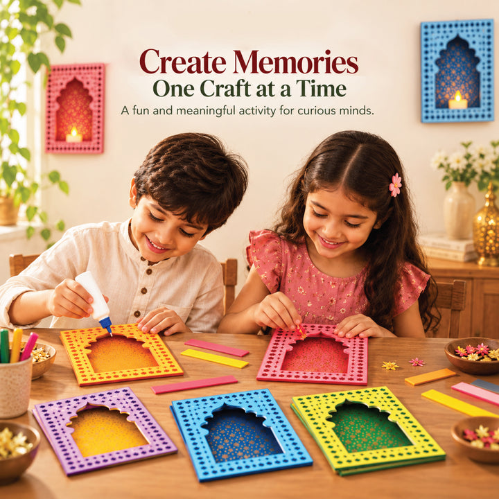 DIY Paper Jharokha Kit | Indian Diwali Home Décor Craft.