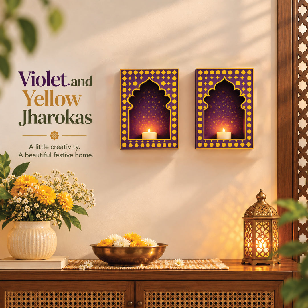 DIY Paper Jharokha Kit | Indian Diwali Home Décor Craft.