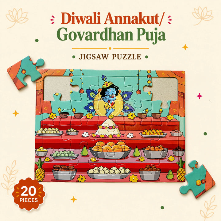 Diwali Annakut/Govardhan Puja Jigsaw Puzzle