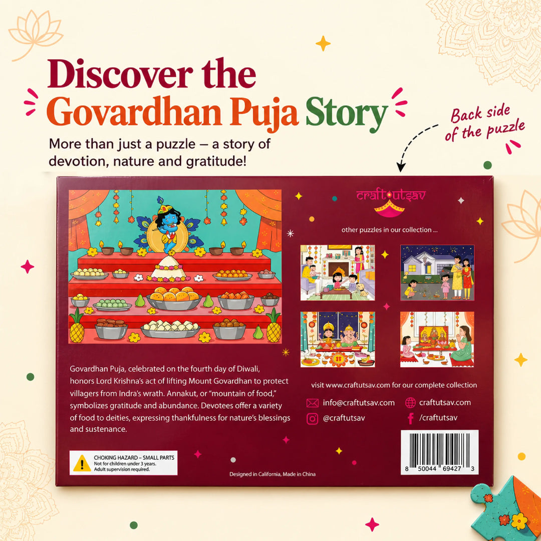 Diwali Annakut/Govardhan Puja Jigsaw Puzzle
