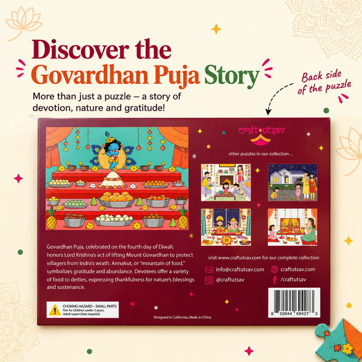 Diwali Annakut/Govardhan Puja Jigsaw Puzzle