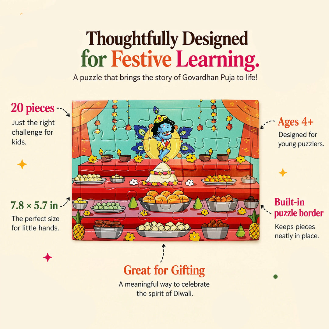 Diwali Annakut/Govardhan Puja Jigsaw Puzzle