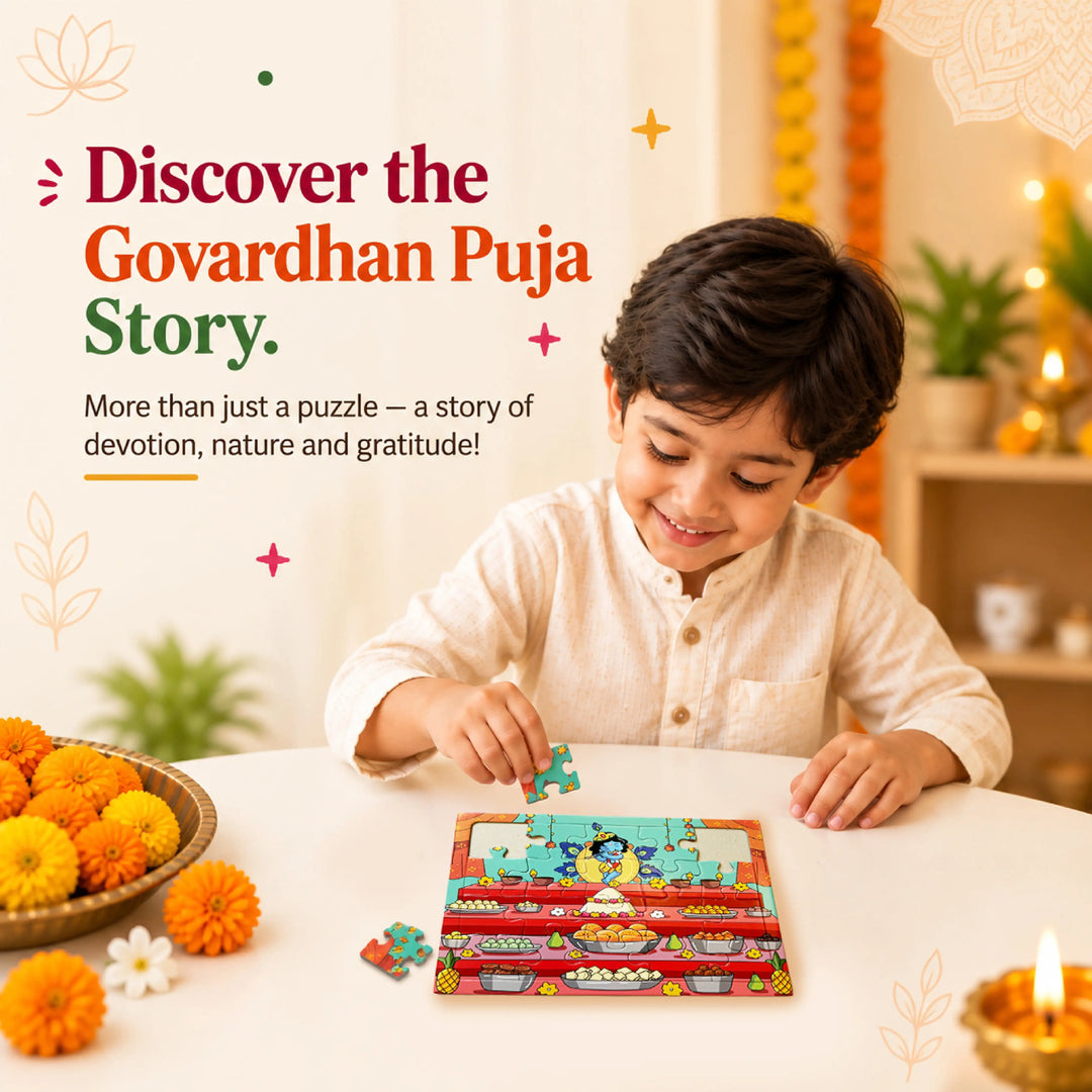 Diwali Annakut/Govardhan Puja Jigsaw Puzzle