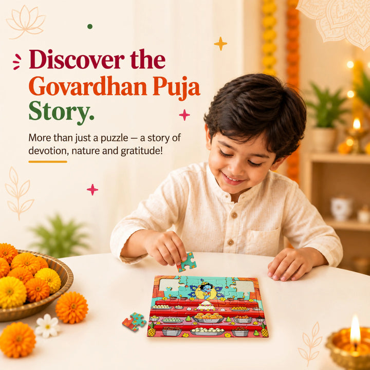 Diwali Annakut/Govardhan Puja Jigsaw Puzzle