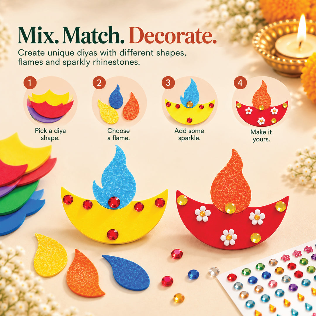 Diwali Diya Foam Craft Kit