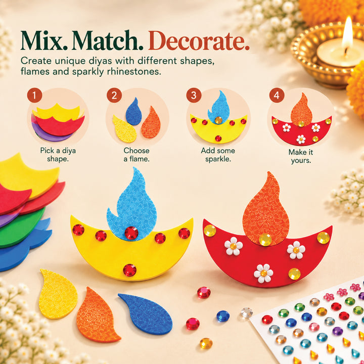 Diwali Diya Foam Craft Kit