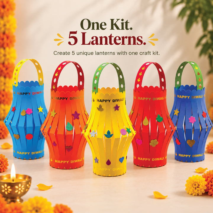 DIY Diwali Lantern Craft Kit for Kids | School, Office &amp;amp; Party Activity.
