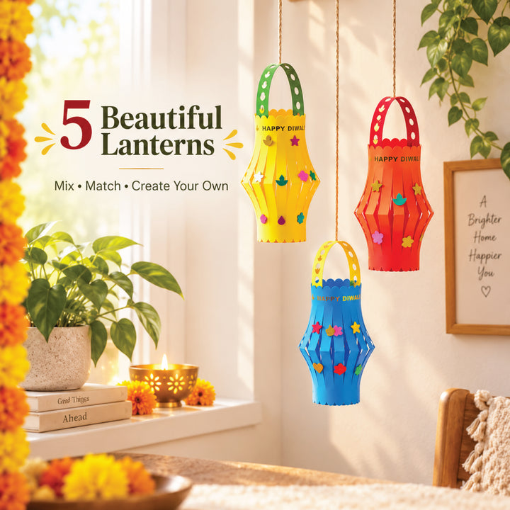 DIY Diwali Lantern Craft Kit for Kids | School, Office &amp;amp; Party Activity.