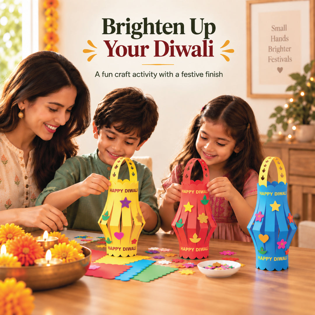 DIY Diwali Lantern Craft Kit for Kids | School, Office &amp;amp; Party Activity.