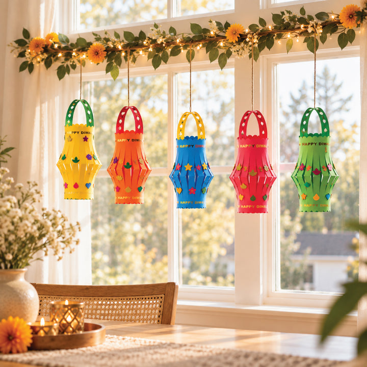 DIY Diwali Lantern Craft Kit for Kids | School, Office &amp;amp; Party Activity.