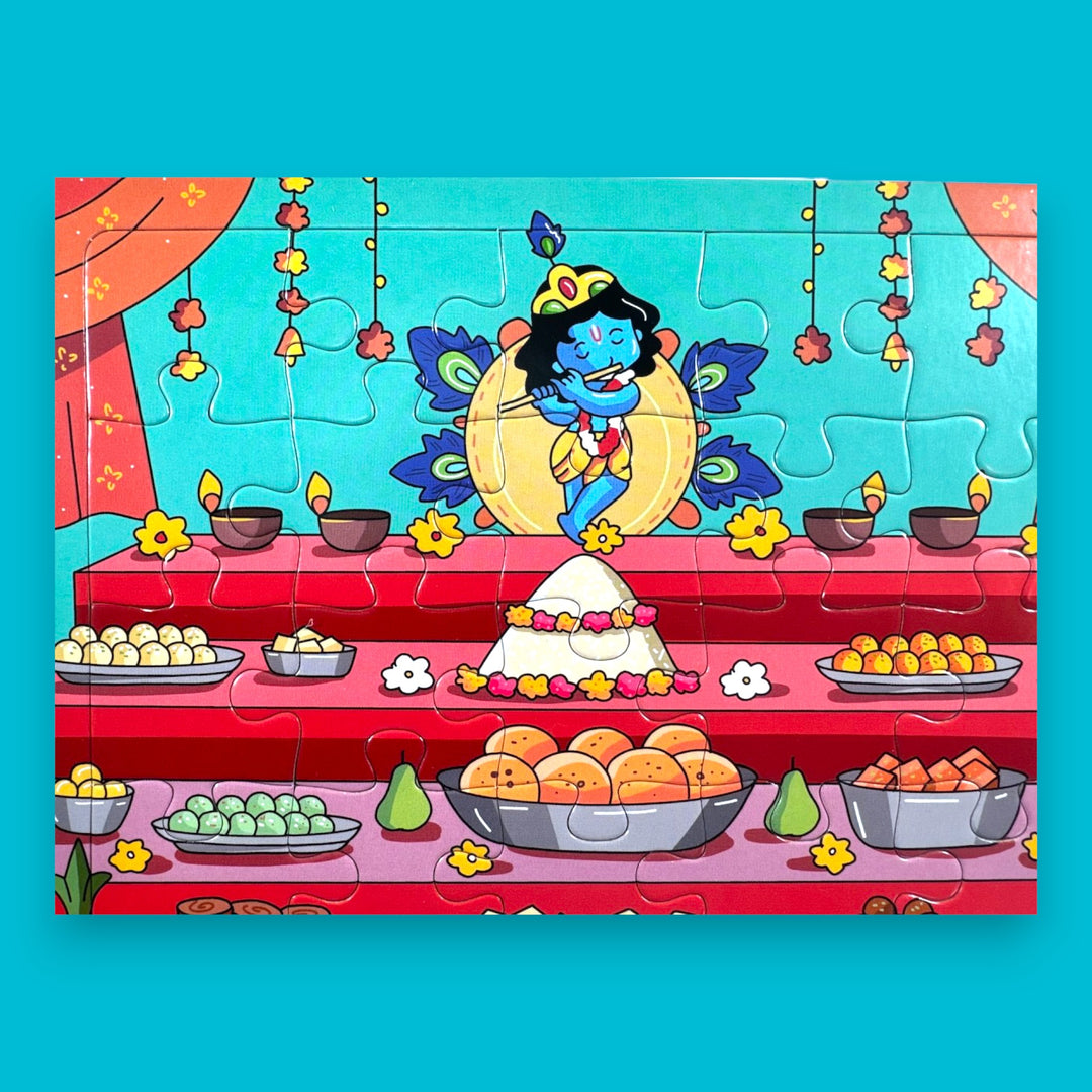 5 Days of Diwali Kid Jigsaw Puzzle