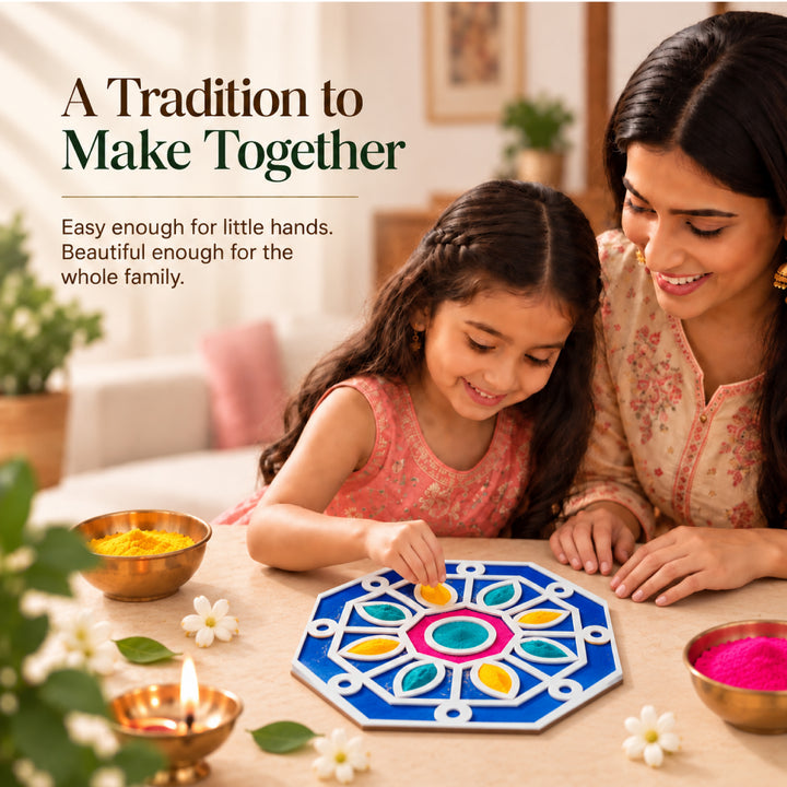 Ashtakon Rangoli Mat (Set of 2)