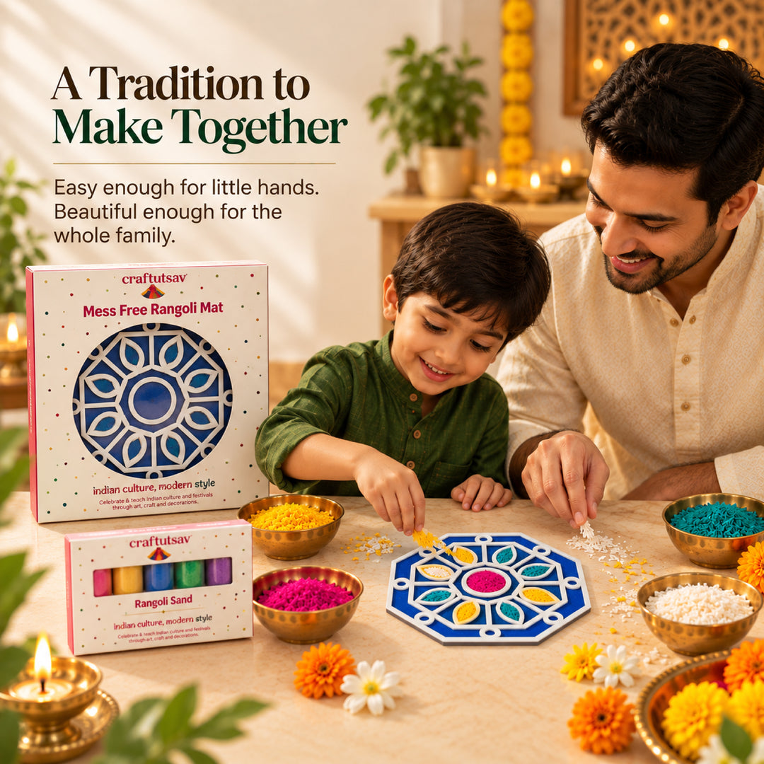 Ashtakon Rangoli Mat (Set of 2)