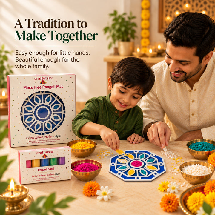 Ashtakon Rangoli Mat (Set of 2)
