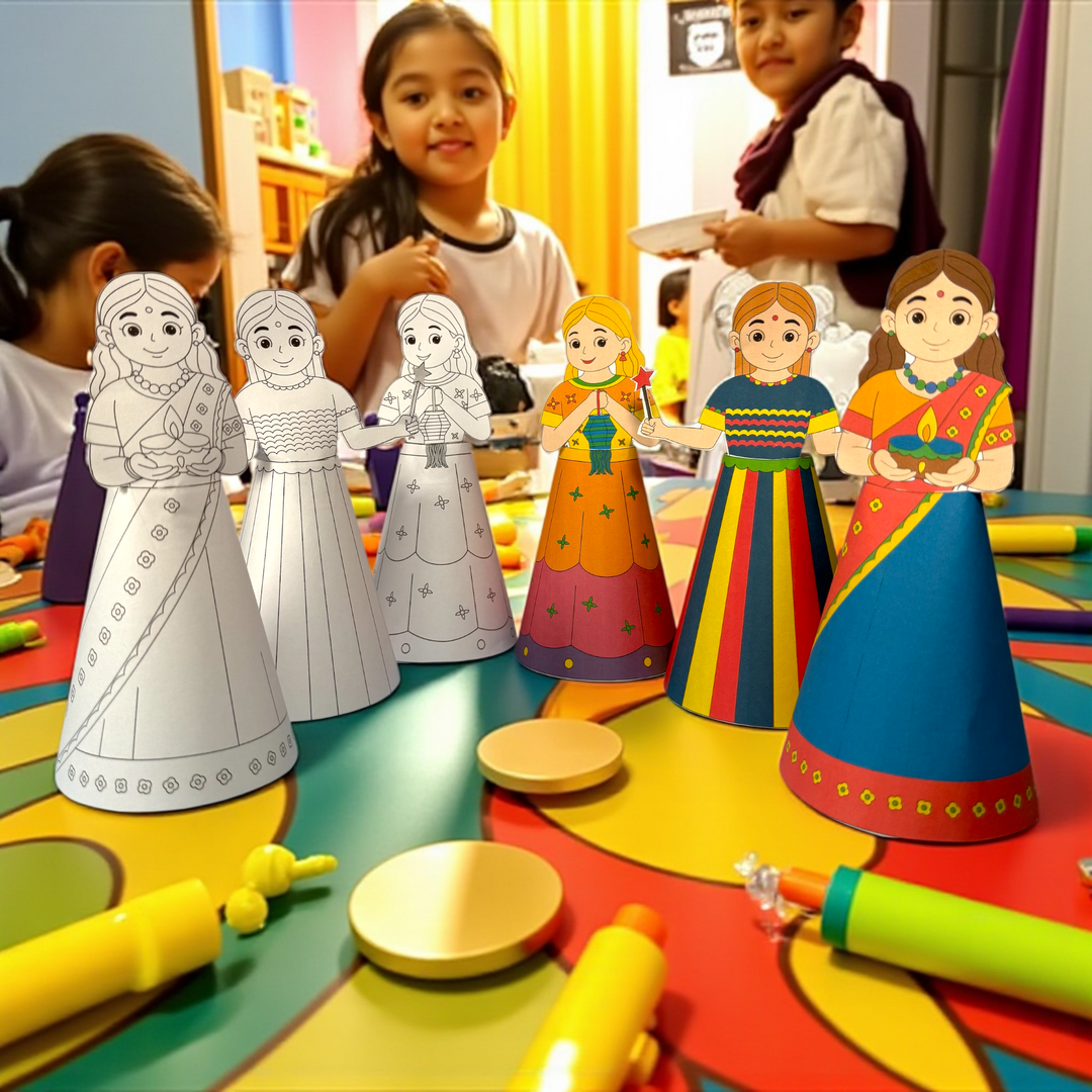 Diwali Doll | Printable Kids Activity