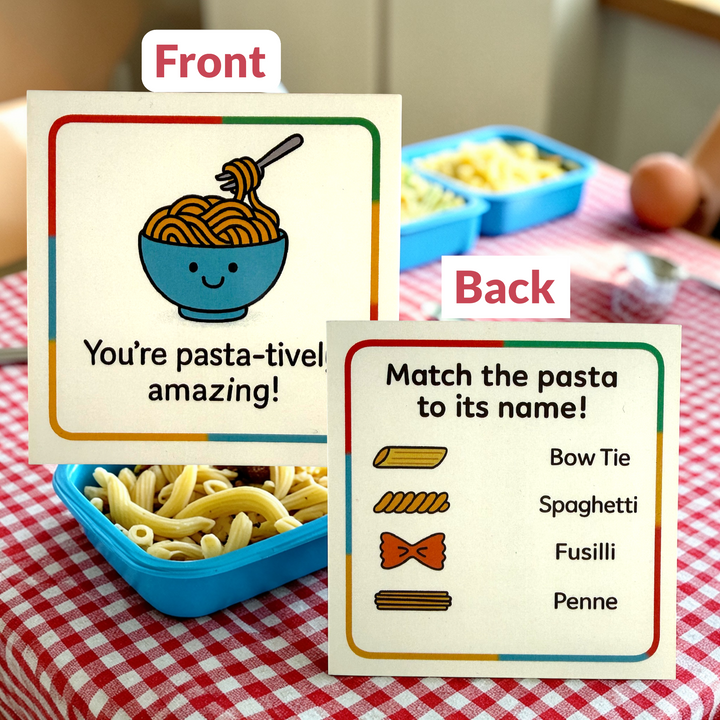 Desi Lunch Box Notes – Lunchbox notes for Desi kids | 30 Cute Indian Food-Themed Notes