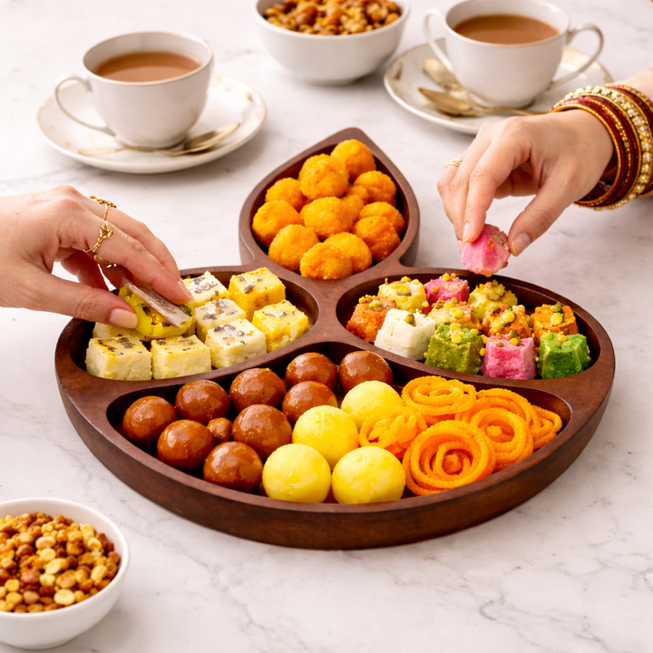 Diya Shaped Charcuterie Board | Indian Home Decor | | 14x12.5 inches