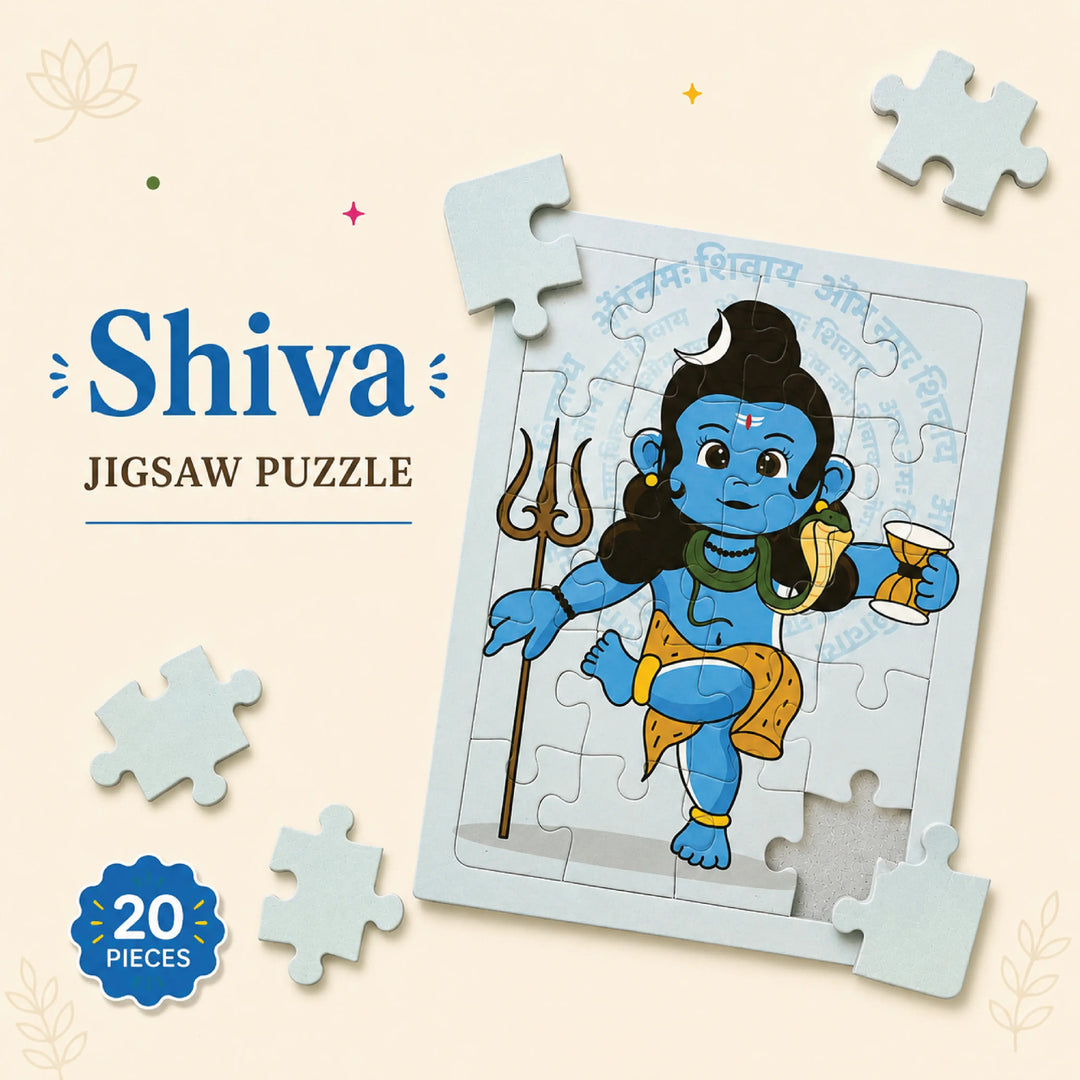 Hindu Gods &amp; Goddesses Jigsaw Puzzle (8x6 inches)