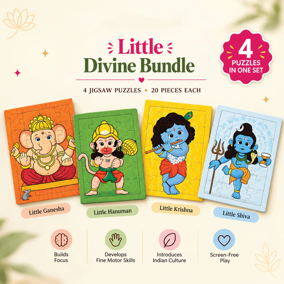 Hindu Gods &amp; Goddesses Jigsaw Puzzle (8x6 inches)