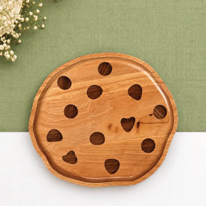 PRE-ORDER : Cookie Shaped Wooden Serving Board