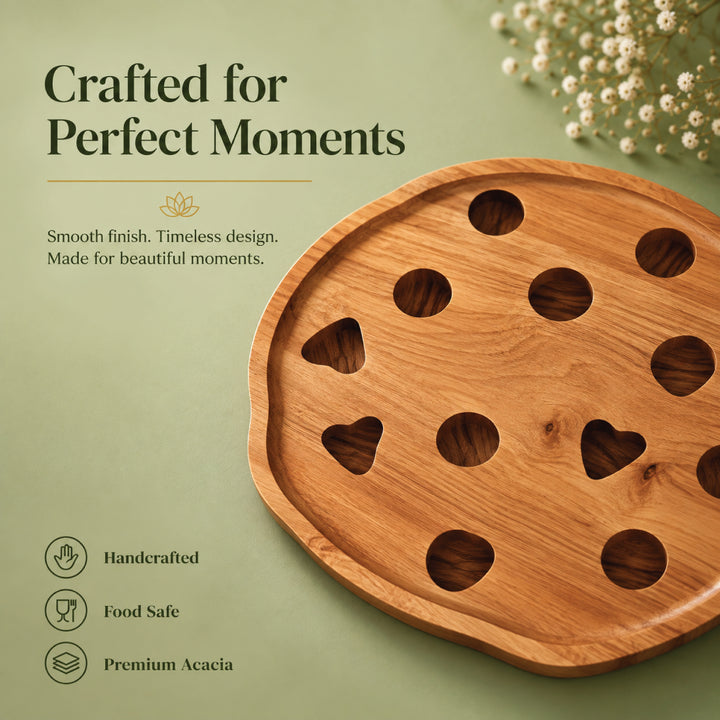 PRE-ORDER : Cookie Shaped Wooden Serving Board