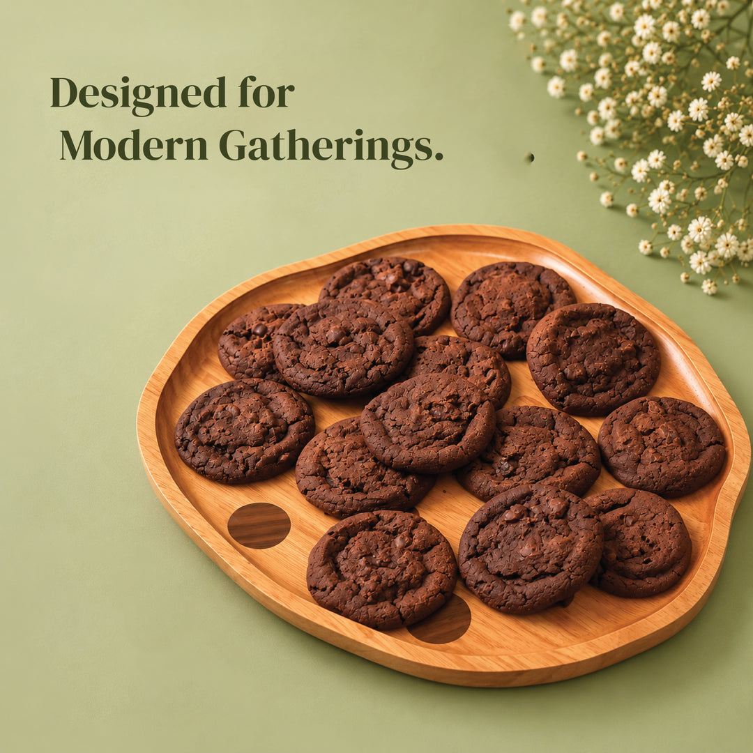PRE-ORDER : Cookie Shaped Wooden Serving Board