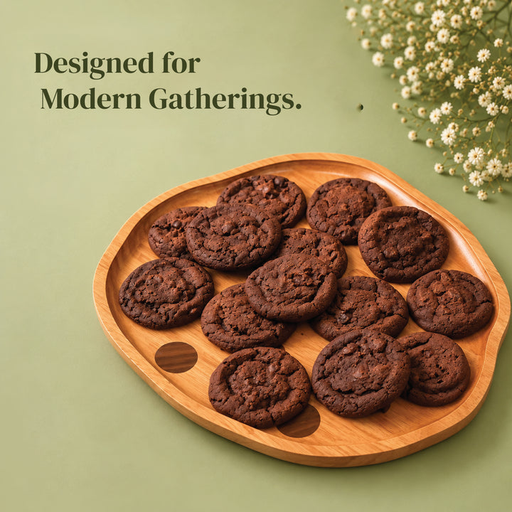 PRE-ORDER : Cookie Shaped Wooden Serving Board
