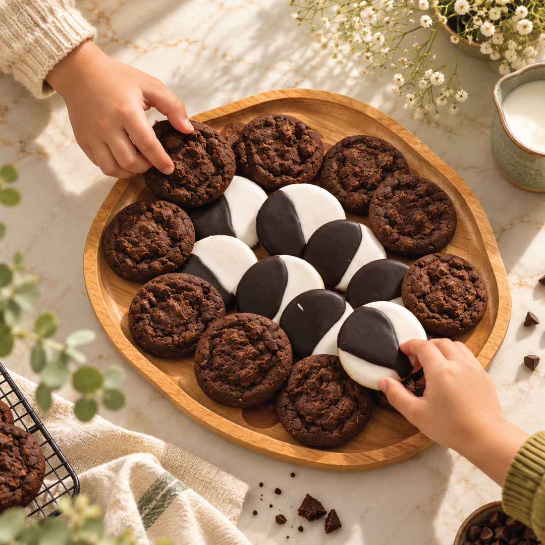 PRE-ORDER : Cookie Shaped Wooden Serving Board
