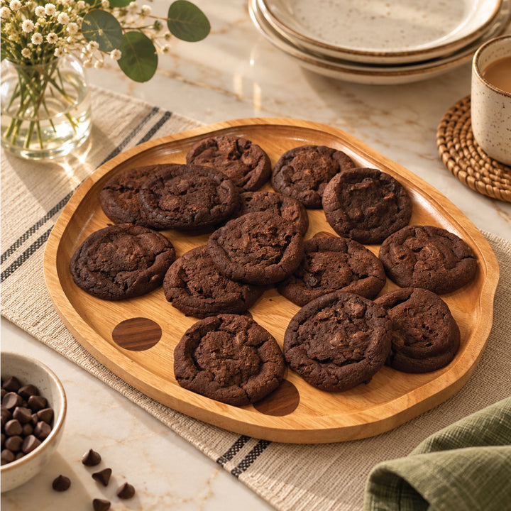 PRE-ORDER : Cookie Shaped Wooden Serving Board