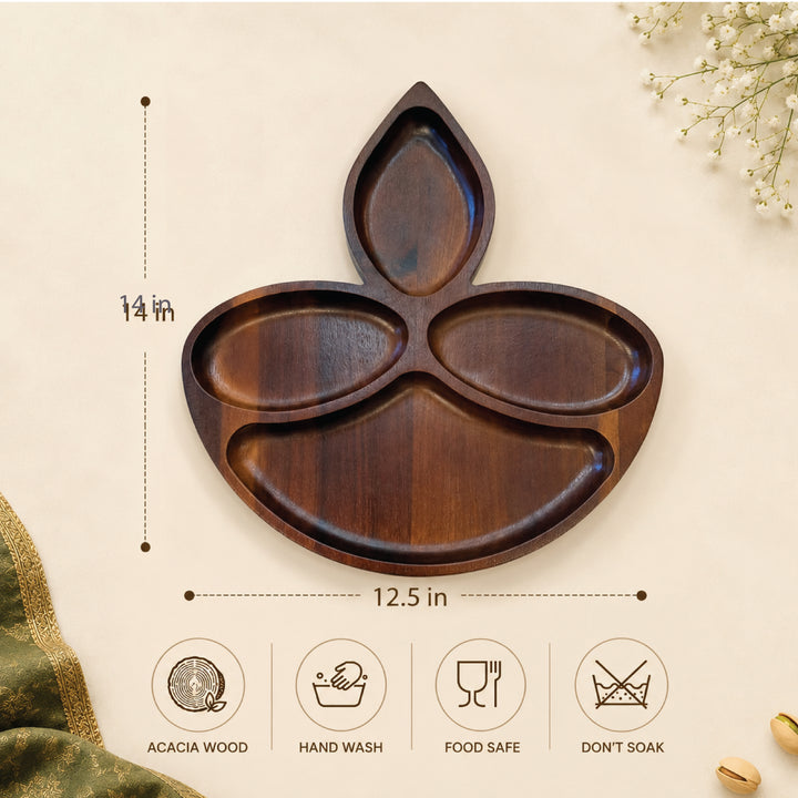 Diya Shaped Charcuterie Board | Indian Home Decor |  14x12.5 inches