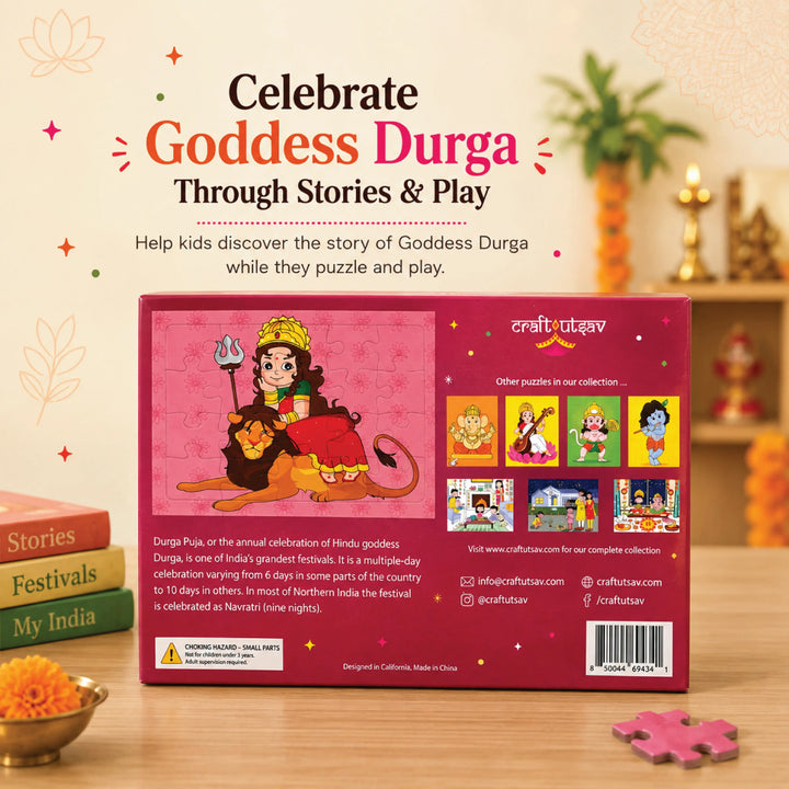 Hindu Gods &amp; Goddesses Jigsaw Puzzle (8x6 inches)