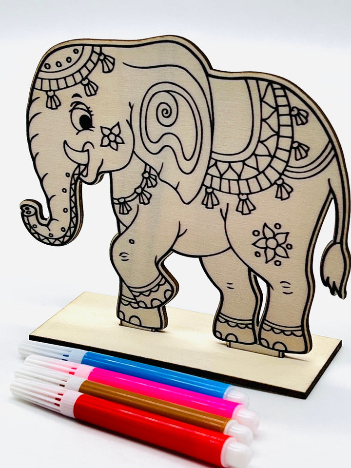 Elephant Coloring Kit