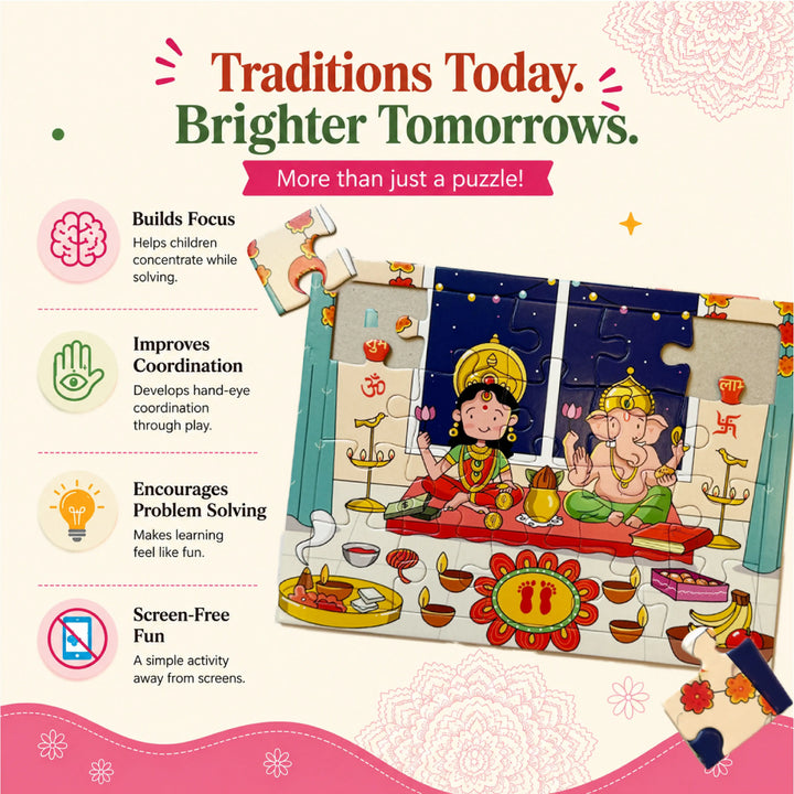 Diwali Laxmi Puja Jigsaw Puzzle