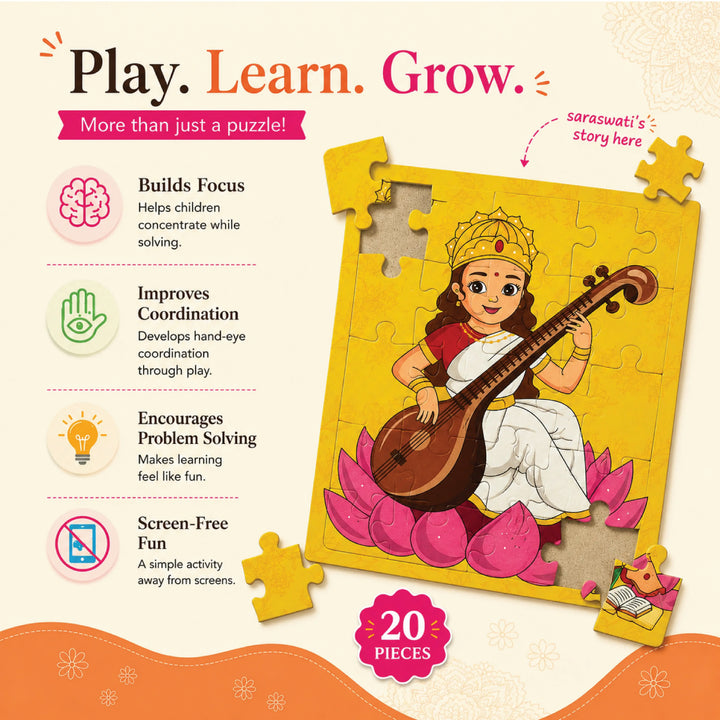 Saraswati Maa Jigsaw Puzzle