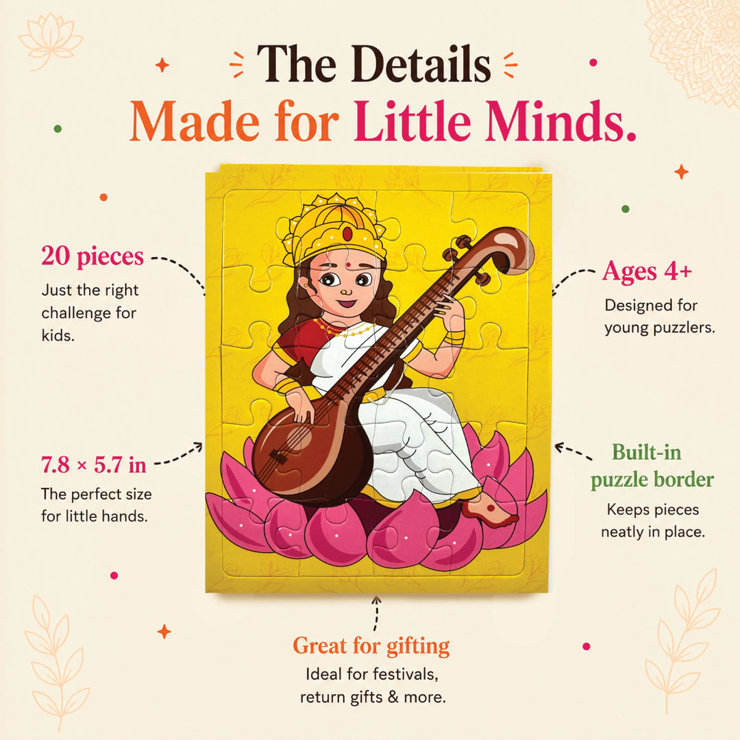 Saraswati Maa Jigsaw Puzzle