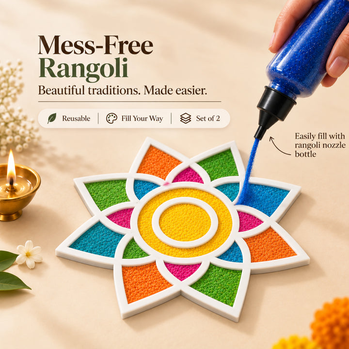 Diwali Rangoli Mat (Set of 2)