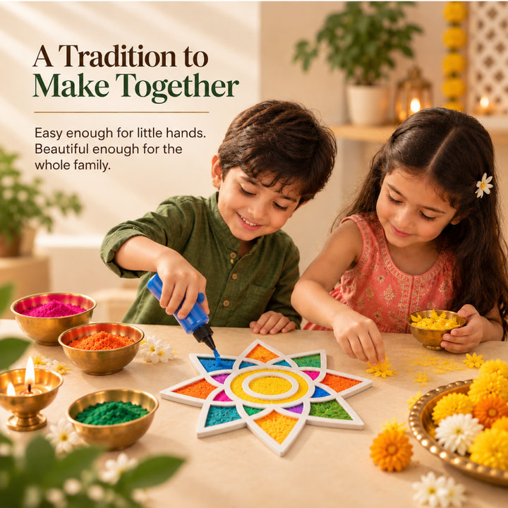 Diwali Rangoli Mat (Set of 2)
