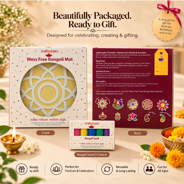 Diwali Rangoli Mat (Set of 2)